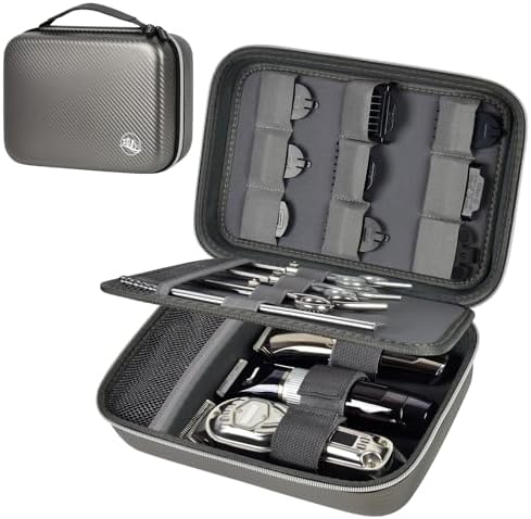 Boobowl Barber Accessories Bag for Clippers and Supplies, Hair Clipper Box by BOOBOWL