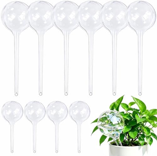 Plant Automatic Watering Devices, Clear Plastic Plant Self-Watering Bulb by MOONSOUND