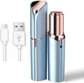 Rechargeable Facial Hair Removal for Women - as Seen on TV Painless Face Shaver - Electric Hair Remover for Face Lips Peach Fuzz with Light (Blue) by Unknown
