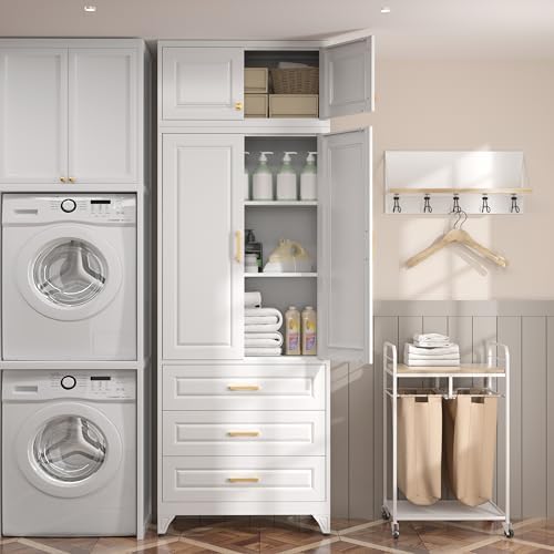 SteeLoong 90" Metal Storage Cabinet with Doors and 2 Adjustable Shelves - Image 4
