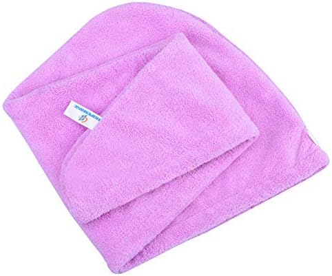 HOPESHINE Hair Drying Towel Twist Women's Soft Shower Microfiber Towels for Hair Turban Wrap Fast Drying Ultra Absorbent Cap Great Gift for Women (3-Pack Dark Grey+ Grey+Purple) - Image 4