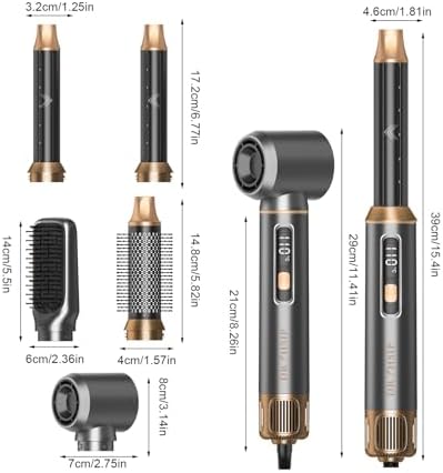 Dryhsip 5 in 1 Hair Styler & Wrap Air Curler, Low-Speed Hair Tools - Image 6