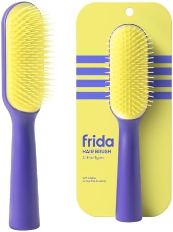 Frida for Kids Detangling Hair Brush for All Hair Types, Ages 6-11 by Frida