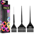 Framar Family Hair Color Brush Set, Hair Dye Brush Kit – 3 Pack Black by FRAMAR