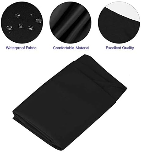 Black Waterproof Hair Salon Cape with Metal Snap Closure - 8 Pack - Image 5