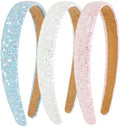 Headbands for Girls, 3Pack Sparkly Glitter Toddler Girls Headbands by Uintoon