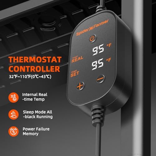 Spider Farmer 10"x20.75" Seedling Heat Mat with Built-in Thermostat - Image 5