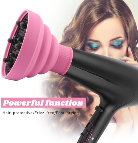 Collapsible Hair Dryer Diffuser for Nozzle 1.57 to 1.96 inches - Image 3