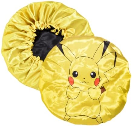 Large Bonnet - Silky Satin Bonnet with Elastic Soft Band (Yellow Poke Bonnet) by CrownLimitedSupply