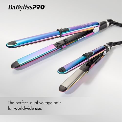 BaBylissPRO Nano Titanium Prima Ionic Hair Straightener – Professional Flat Iron & Curling Iron in One for Stylists, Pro Styling Hair Tool - Image 2