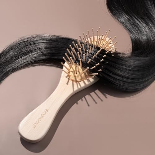EcoTools Mini Detangler Hairbrush, Travel Hair Brush, 1 Count - Image 6