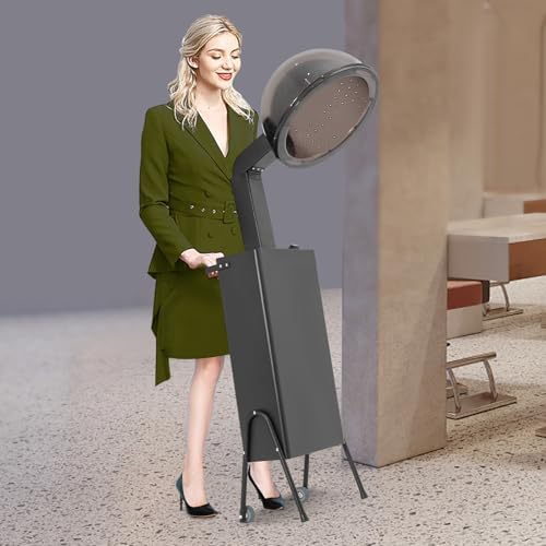 Hooded Hair Dryer, 1200W Professional Salon Hair Dryer with 3 Temperature Settings & 60 Minute Timer, Portable Standing Hair Dryer Hair Care Equipment for Beauty Salon and Home - Image 7