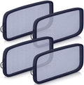 Weewooday 4Pcs Mesh Makeup Bag, Navy Blue, Medium, Classic by Weewooday