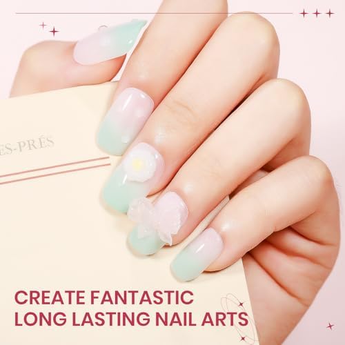 Nude and White Molding Gel for Nails 3d Sculpting Gel Non Stick Hand - Image 5