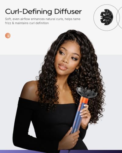 7MAGIC 6 in 1 Multi Hair Styler & High-Speed Hair Dryer Brush Blue - Image 6
