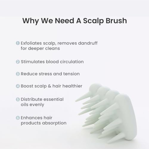 Scalp Massager Hair Growth Scrubber Dandruff Removal Hair Care - Image 3