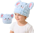 Microfiber Hair Towel Wrap for Kids, Elephant Toddler Quick Drying Cap by LCBD