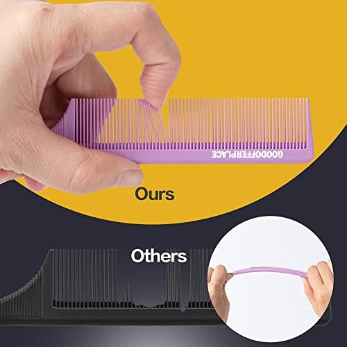 3 PCS Rat Tail Combs with Metal Pick for Braiding,Parting - Image 4