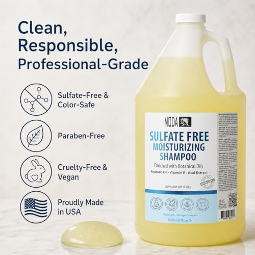 MODA Professional Salon Back-Bar Shampoo, Color Protection, 1 Gallon - Image 6