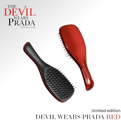Tangle Teezer x Devil Wears Prada Detangler Mini Hair Brush, Red Metallic - Image 6
