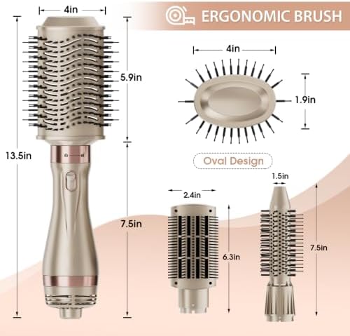 Nicebay Hair Dryer Brush & Multi-Styler Blow Dryer Brush - Image 3