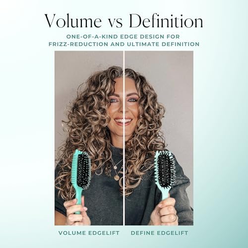 Bounce Curl Volume EdgeLift Brush, 5-In-1 Styling Tool, Defined Curls Teal - Image 6