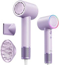 Zibtes High-Speed Hair Dryer with Diffuser, Ionic Blow Dryer (Purple) by WelcometoPurchase