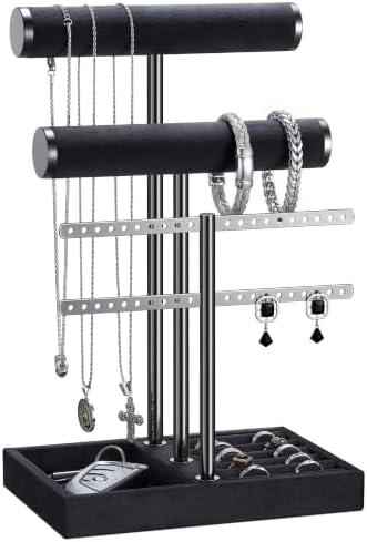Jewelry Organizer Stand for Necklaces, Bracelets, Earrings, Rings, PB by BUSSDIS