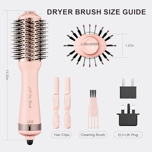 1200W Big Size Hair Dryer Brush, 60mm Dual Volatge Hair Dryer Brush - Image 6