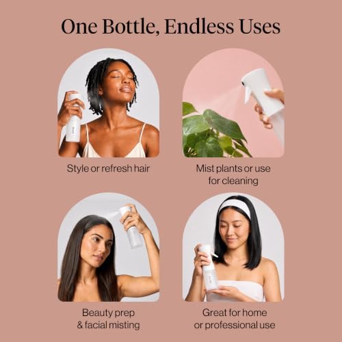 Kitsch Continuous Spray Bottle for Hair – White, 150ml - Image 6