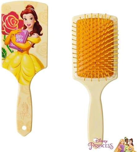 LUV HER Kids Hair Brush & Spa Headband Set for Girls - Features Disney Bella from Beauty & Beast - Fun Grooming Kit for Detangling, Styling & Skincare - Soft & Stretchy One Size, Ages 3+ - Image 7