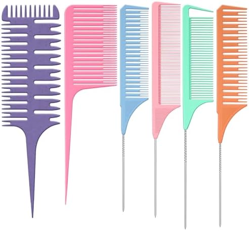 Patelai 6 Pcs Highlighting Comb Weaving, Classic Style, Colorful by Patelai