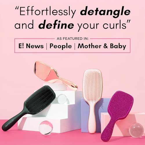 Lily England Detangler Hair Brush for Women for Curly Wet & Dry, Purple - Image 2