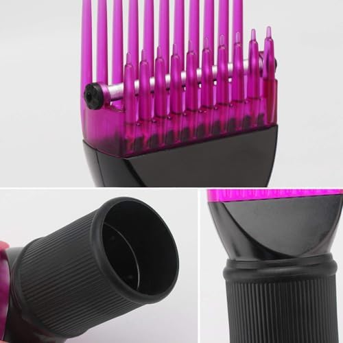 Segbeauty Blower Dryer Comb Attachment, Hair Dryer Concentrator with Brush Attachments for 1.57-1.97" Nozzle, Professional Salon Hairdressing Styling Tool for Straightening Wavy Natural Curly Hair - Image 5