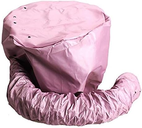 Kingzhuo 2 Pcs Bonnet Hair Dryer Portable Safe Women Hair Dryer Soft Bonnet Hair Dryer Hood Soft Hat Hair Dryer Hat Dryer for Blower (one Sliver Another is Pink) - Image 5