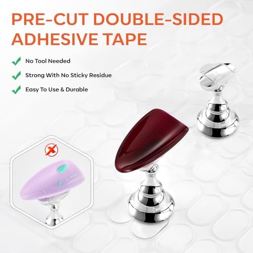 Makartt Strong Magnetic Nail Stand: Press-On Nail Holder with Metal Base - Image 5