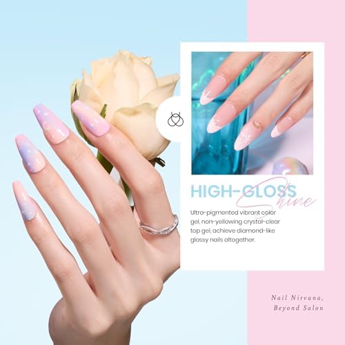 Beetles Gel Nail Polish Set, 23 PCS 20 Colors Pastel Macaron Gel Polish Kit - Image 3