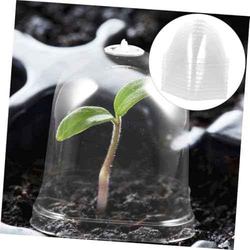 12Pcs Plastic Dome Covers for Succulents, Humidity Retention Cloches - Image 7
