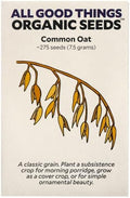 All Good Things Organic Common Oat Seeds for Planting: 275 Count by AllGoodThingsOrganicSeeds