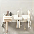 4-in-1 Hair Tool Organizer, Wall Mount Hair Dryer Holder, White by Unknown