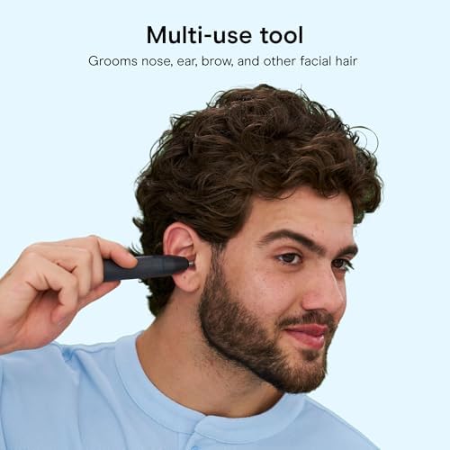 ConairMAN Ear and Nose Hair Trimmer for Men, Cordless, 360° Bevel Blade - Image 3