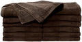 ForPro Premium Bleach Tough Salon Towels, 12ct, Chocolate, 27" L x 16" W by ForProProfessionalCollection