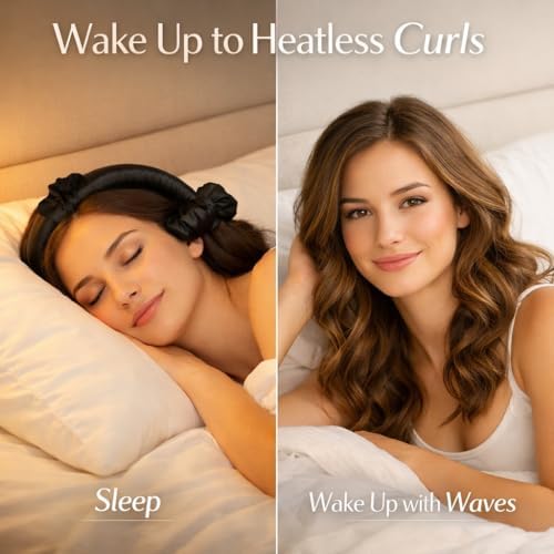 NocheSuave Heatless Hair curler Kit, Satin Heatless Curling Rod for Overnight Curls, No Heat Hair Curler for Long & Medium Hair, 1 Pack & 2 Pack Options. - Image 3