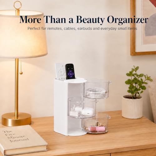 Hair Accessories Organizer, 3-Layer Rotatable Storage Box for Hair Clips - Image 7