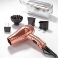 LURA Auto Dual Voltage Mini Travel Hair Dryer with Diffuser for Women by Lura