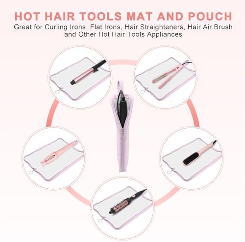 2-in-1 Heat Resistant Mat & Storage Bag for Hair Tools - Image 6