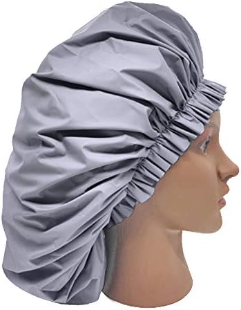 ELEBOX Premium Collection Super Jumbo Shower Cap Grey - Image 5