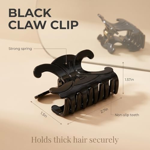 Hair Accessories Set for Women Claw Clips, Bobby Pins and Elastic Hair Ties - Image 2
