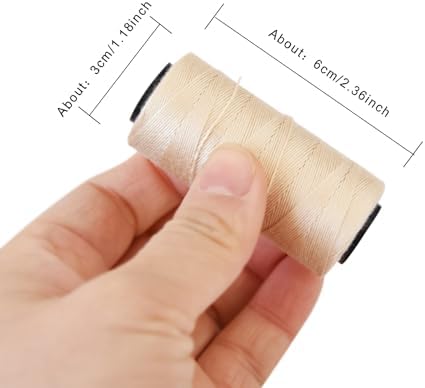 Hair Extensions Tool Kit: 200 Pcs Silicone Lined Micro Links Beads, 1 Three Hole Hair Pliers, 1 Roll Sewing Thread, 1 Loop Needle Threader, 1 Pulling Hook Needle, 8 Sewing Needles (Blonde) - Image 3