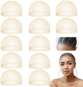 Dreamlover HD Wig Caps for Women, Seamless Wig Base, Beige, 12 Pieces by Dreamlover